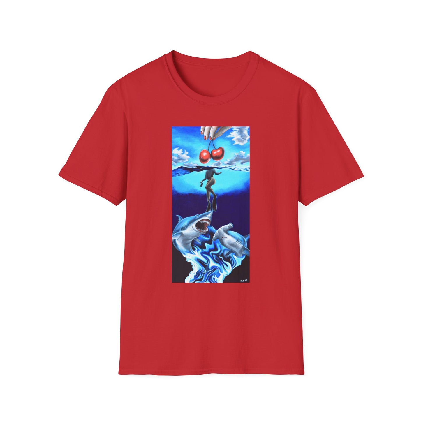 Bold Artistic Unisex T-Shirt, Graphic Tee for Art Lovers, Unique Gift for Birthdays, Creative Fashion, Casual Wear
