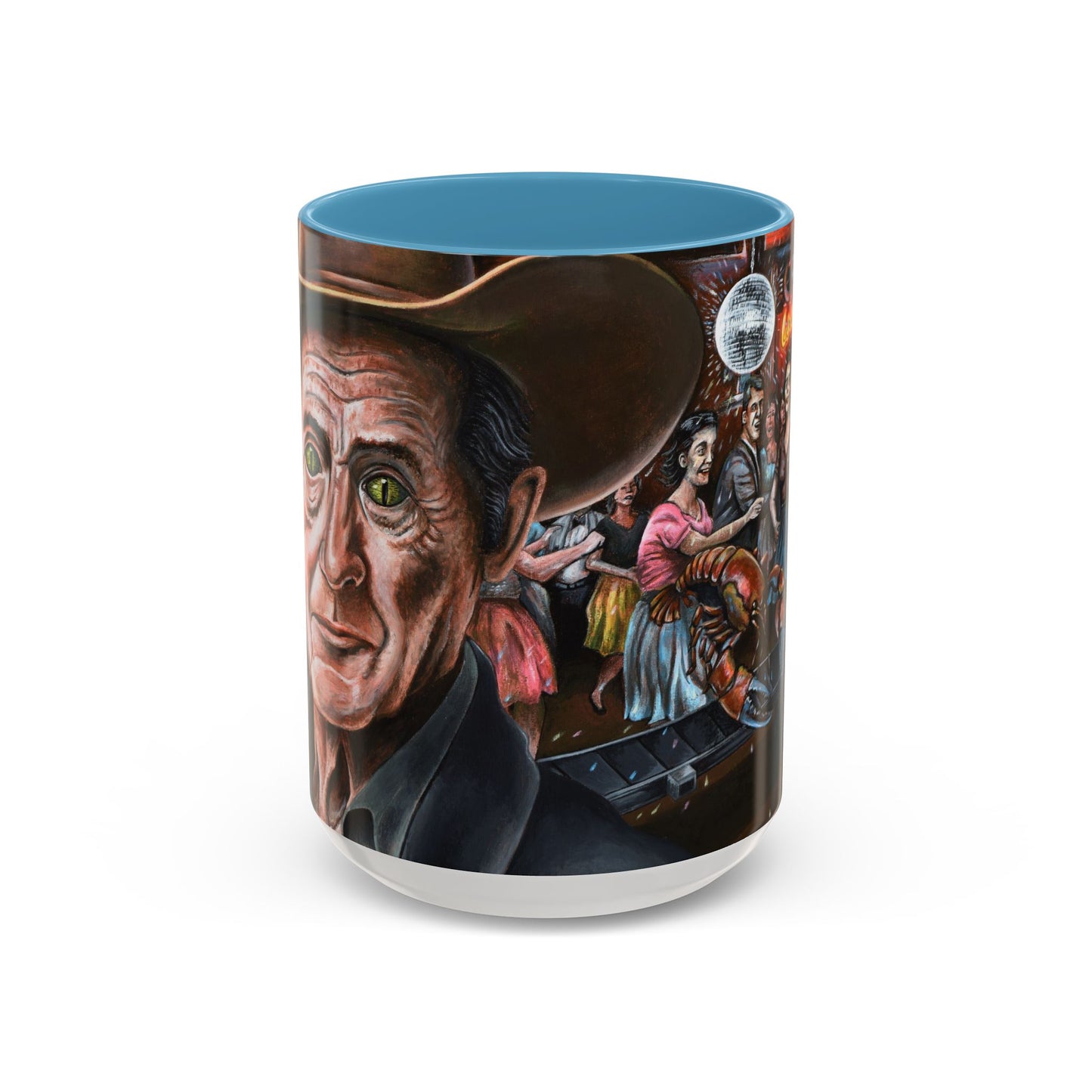 Bad Dream Coffee Mug — Lizard Man Party Monster Coffee Mug (11/15 oz)