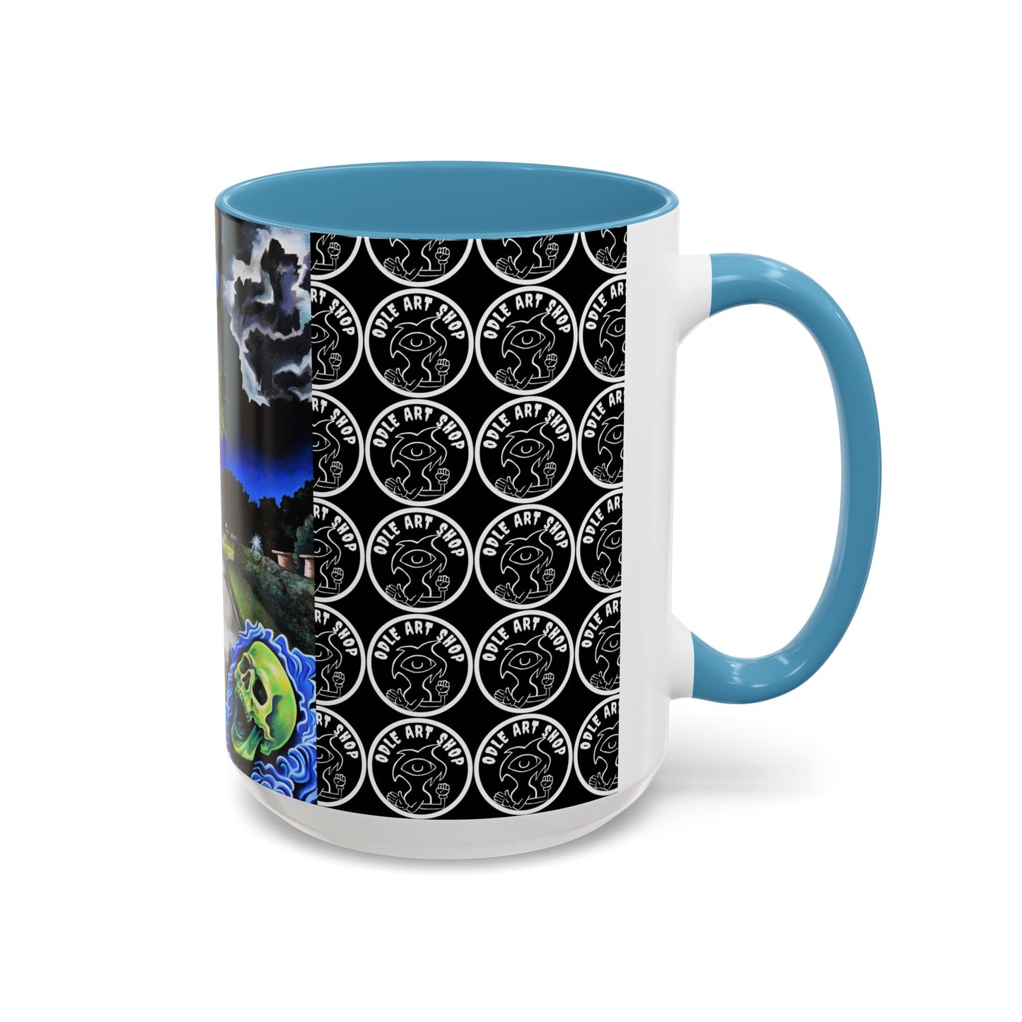 Artistic Accent Coffee Mug - Unique Gift for Coffee Lovers, Creative Aesthetic, Home Decor, Art Enthusiast, Birthday Present, Collectible
