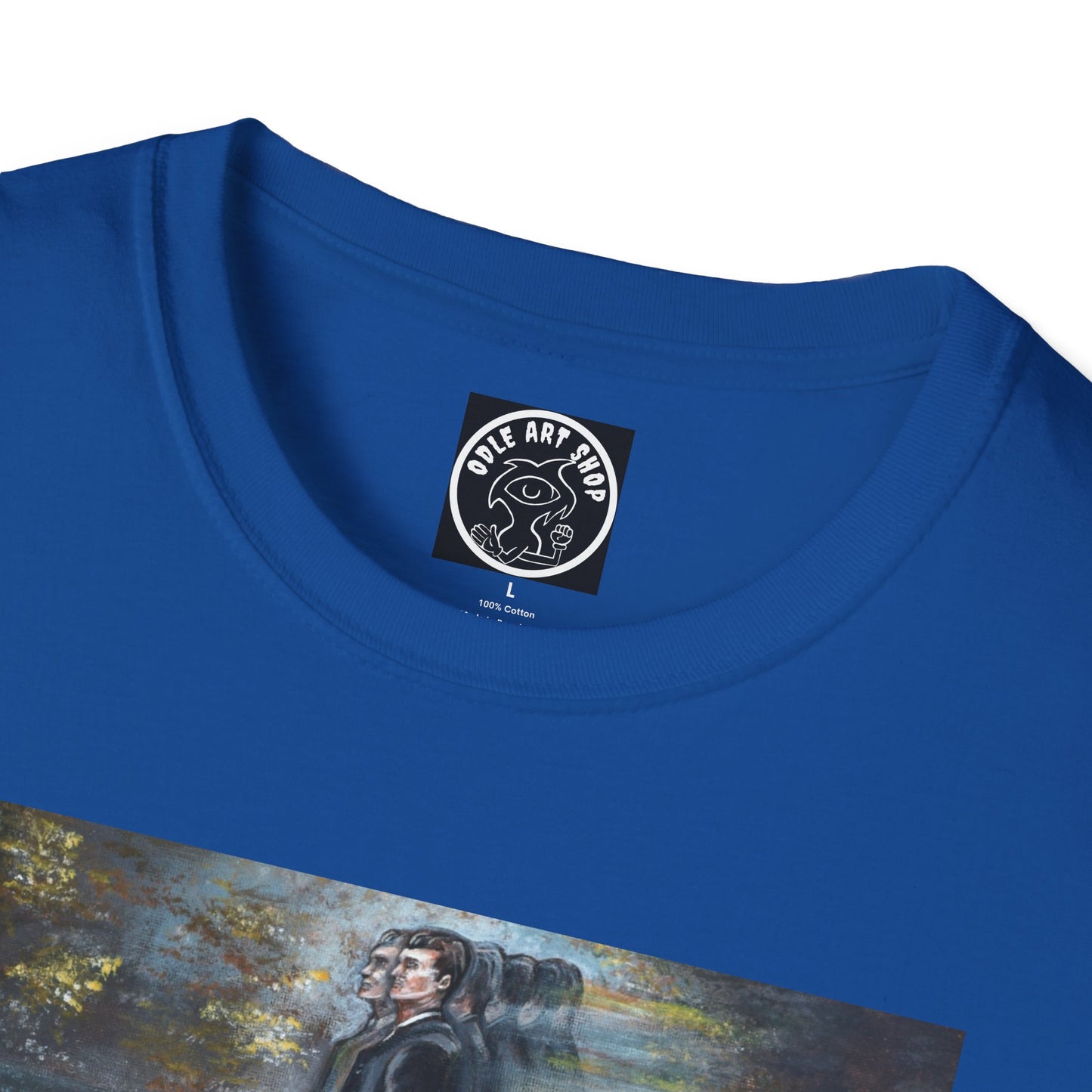 Surreal Boxing Scene T‑Shirt — Vintage Noir Collage Art Tee