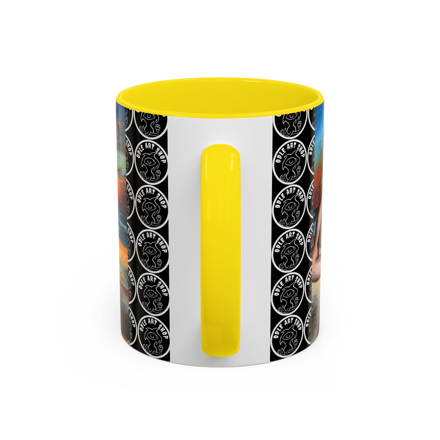 Vibrant Art-Inspired Coffee Mug, Unique Gift for Beach Lovers, Collectible Drinkware, Perfect for Birthdays, Home Decor