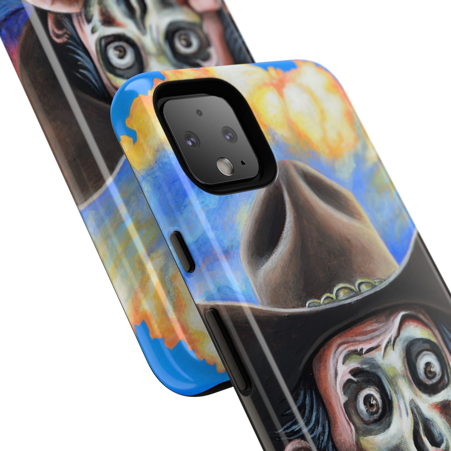 Skull Cowboy Phone Case - Tough Cases with Bold Artwork, Unique Gift for Halloween, Bold Aesthetic, Ideal for Music Lovers, [...]