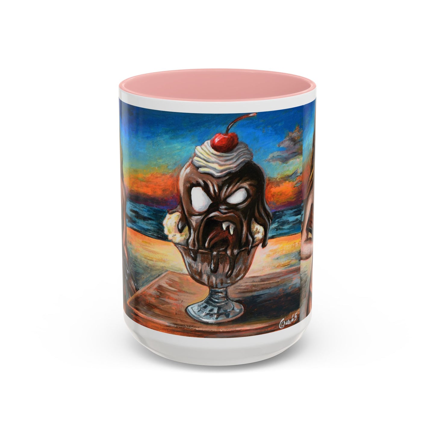 Vibrant Art-Inspired Coffee Mug, Unique Gift for Beach Lovers, Collectible Drinkware, Perfect for Birthdays, Home Decor