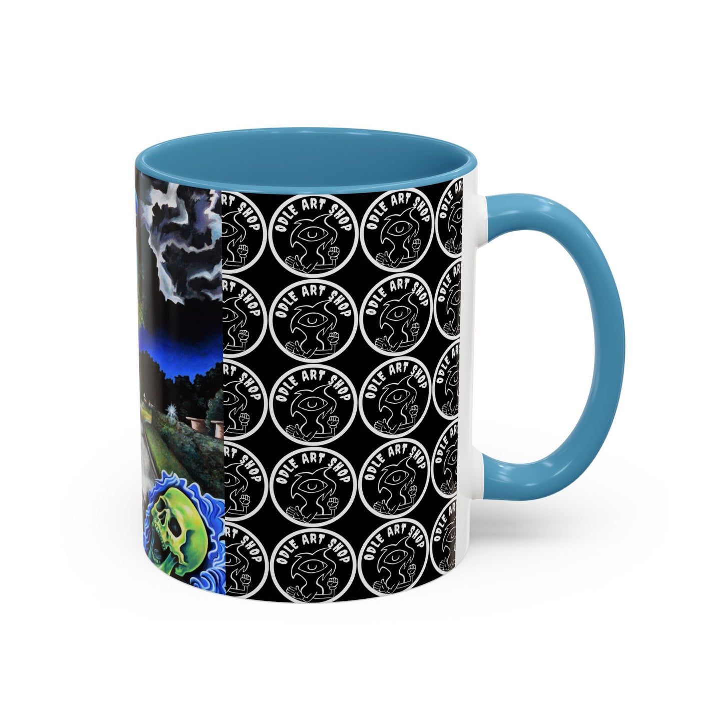 Artistic Accent Coffee Mug - Unique Gift for Coffee Lovers, Creative Aesthetic, Home Decor, Art Enthusiast, Birthday Present, Collectible