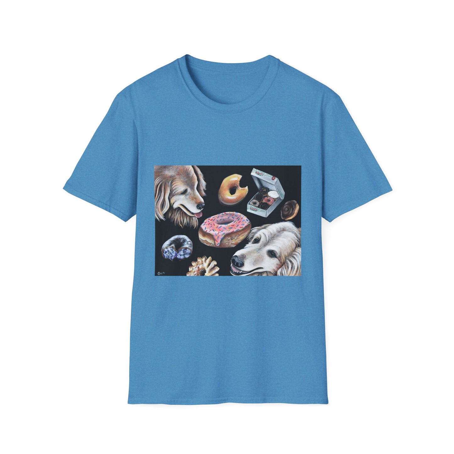 Dog Lover's Donut Delight Unisex T-Shirt