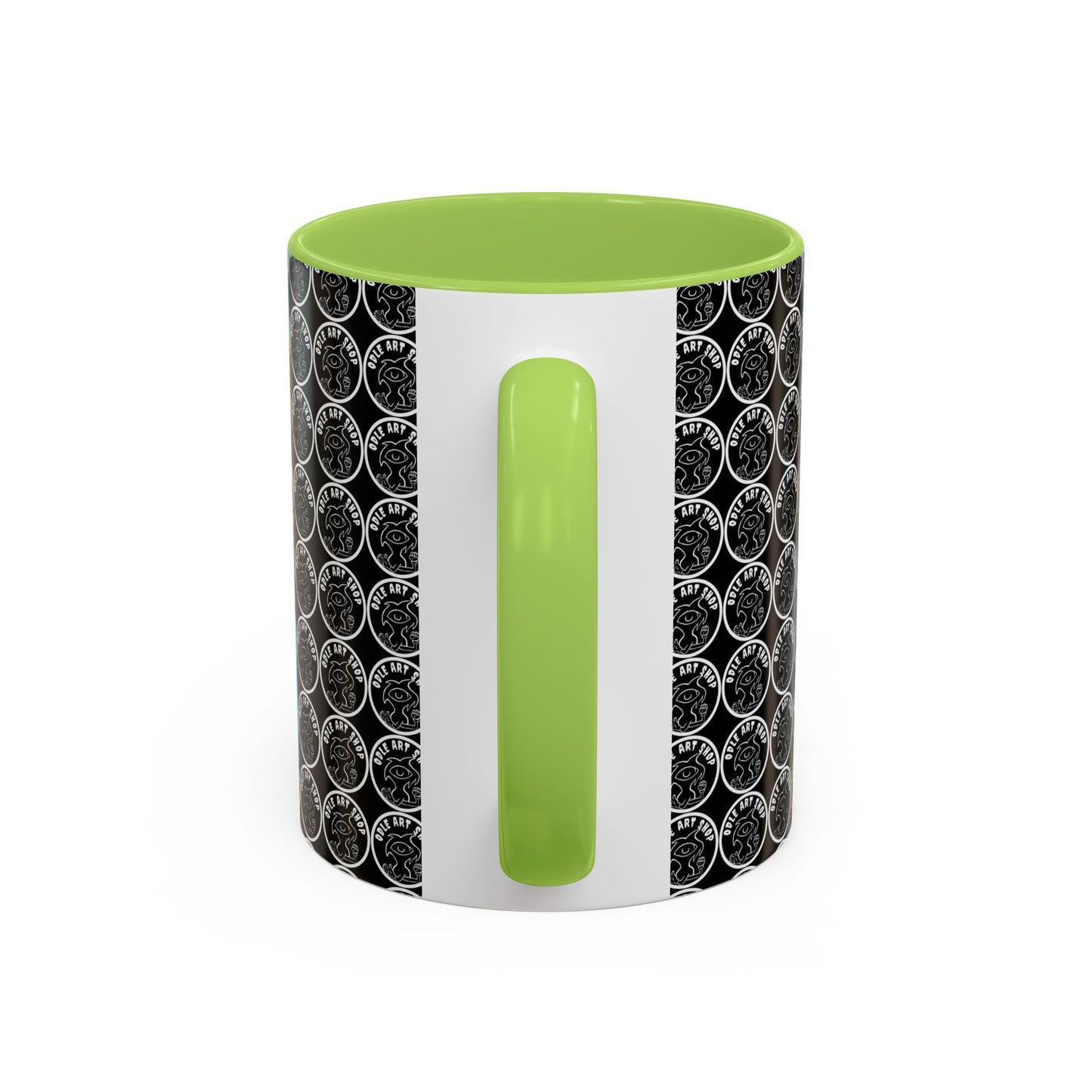Surreal Poolside Art Coffee Mug — Color Accent 11/15oz