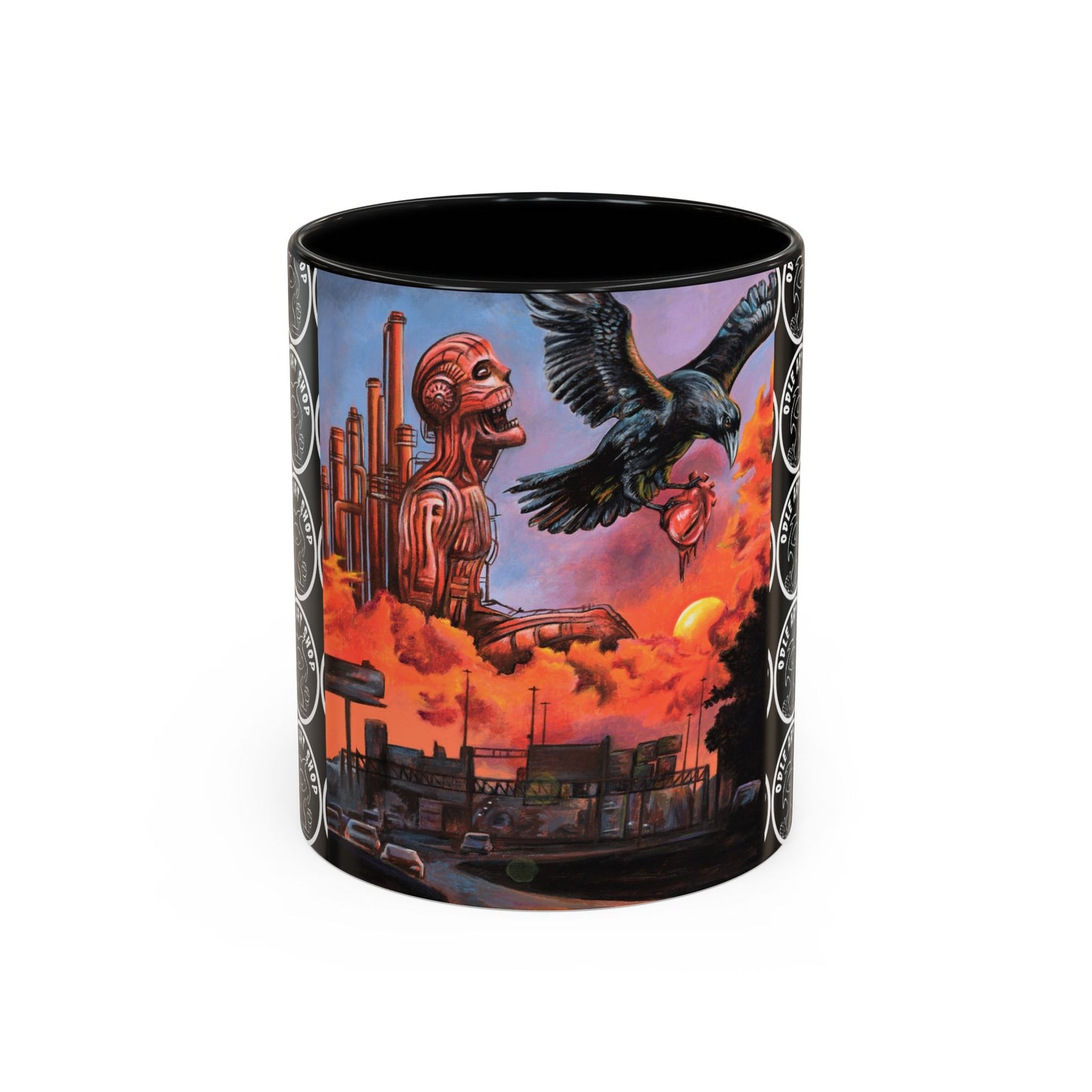 Surreal Art Coffee Mug, Unique Gift for Art Lovers, Home Decor, Black Handle Mug, Perfect for Birthdays, Holidays