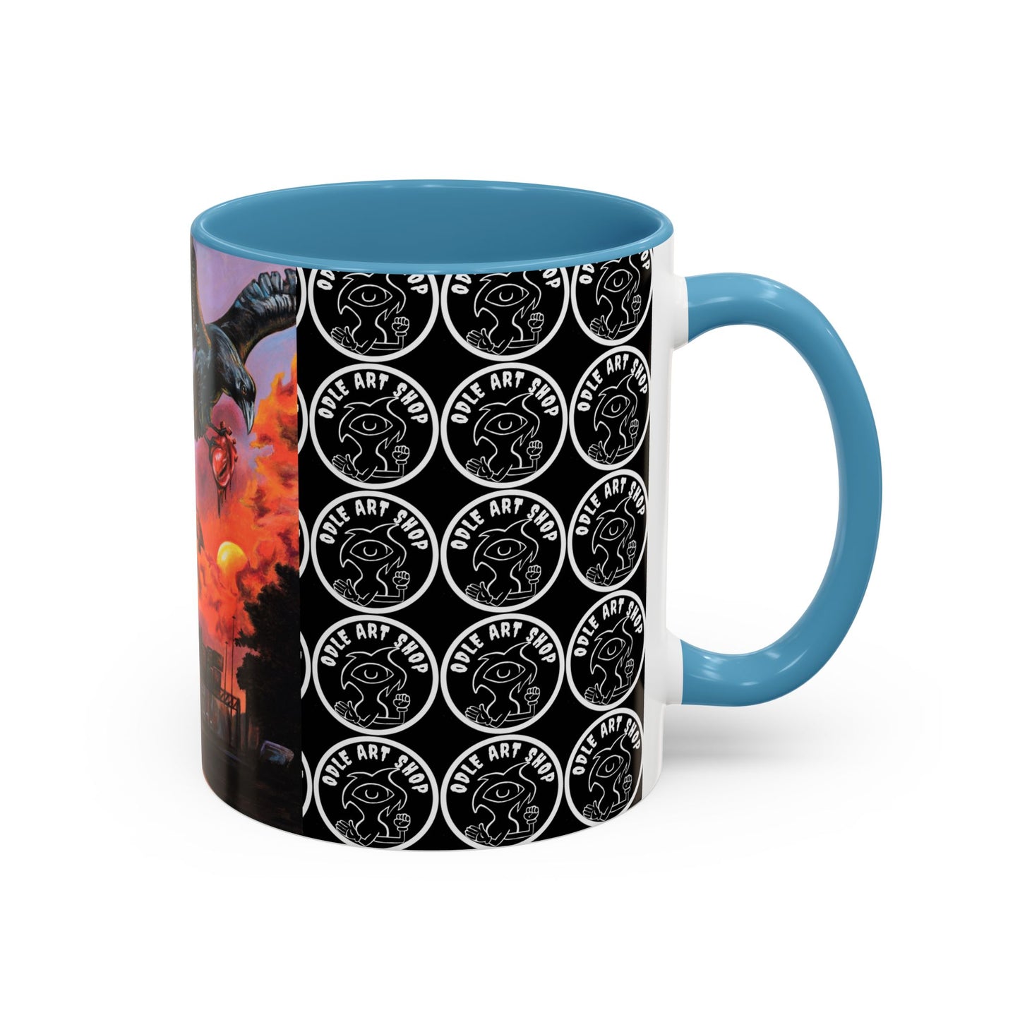Surreal Art Coffee Mug, Unique Gift for Art Lovers, Home Decor, Black Handle Mug, Perfect for Birthdays, Holidays