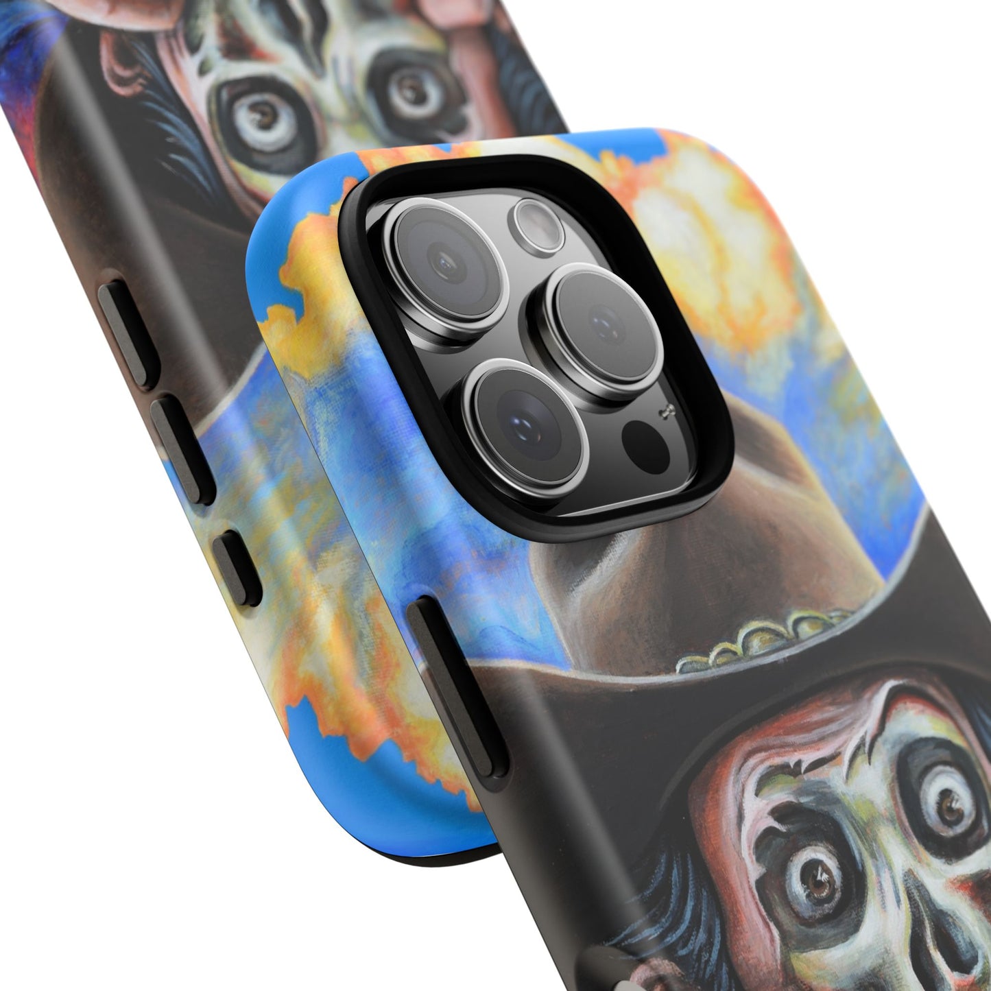 Skull Cowboy Phone Case - Tough Cases with Bold Artwork, Unique Gift for Halloween, Bold Aesthetic, Ideal for Music Lovers, [...]