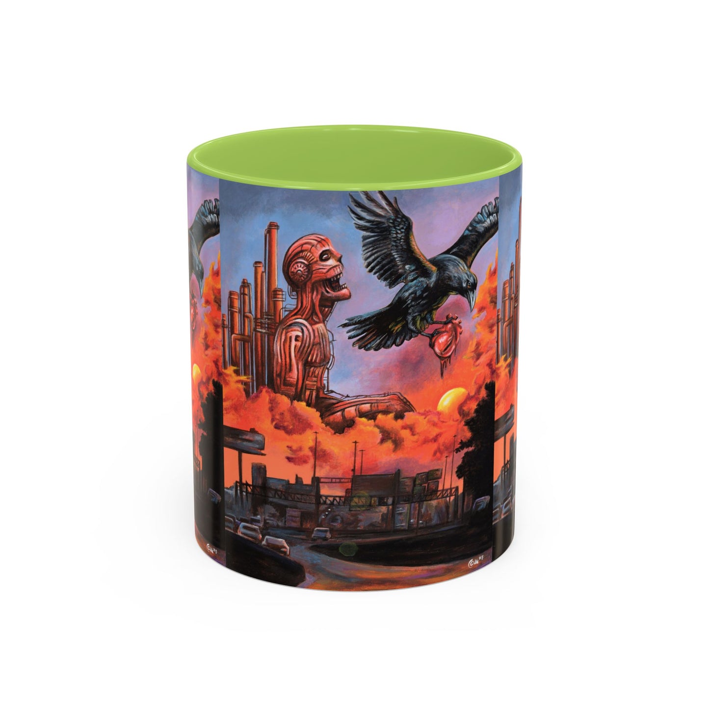 Surreal Art Coffee Mug, Unique Gift for Art Lovers, Home Decor, Black Handle Mug, Perfect for Birthdays, Holidays