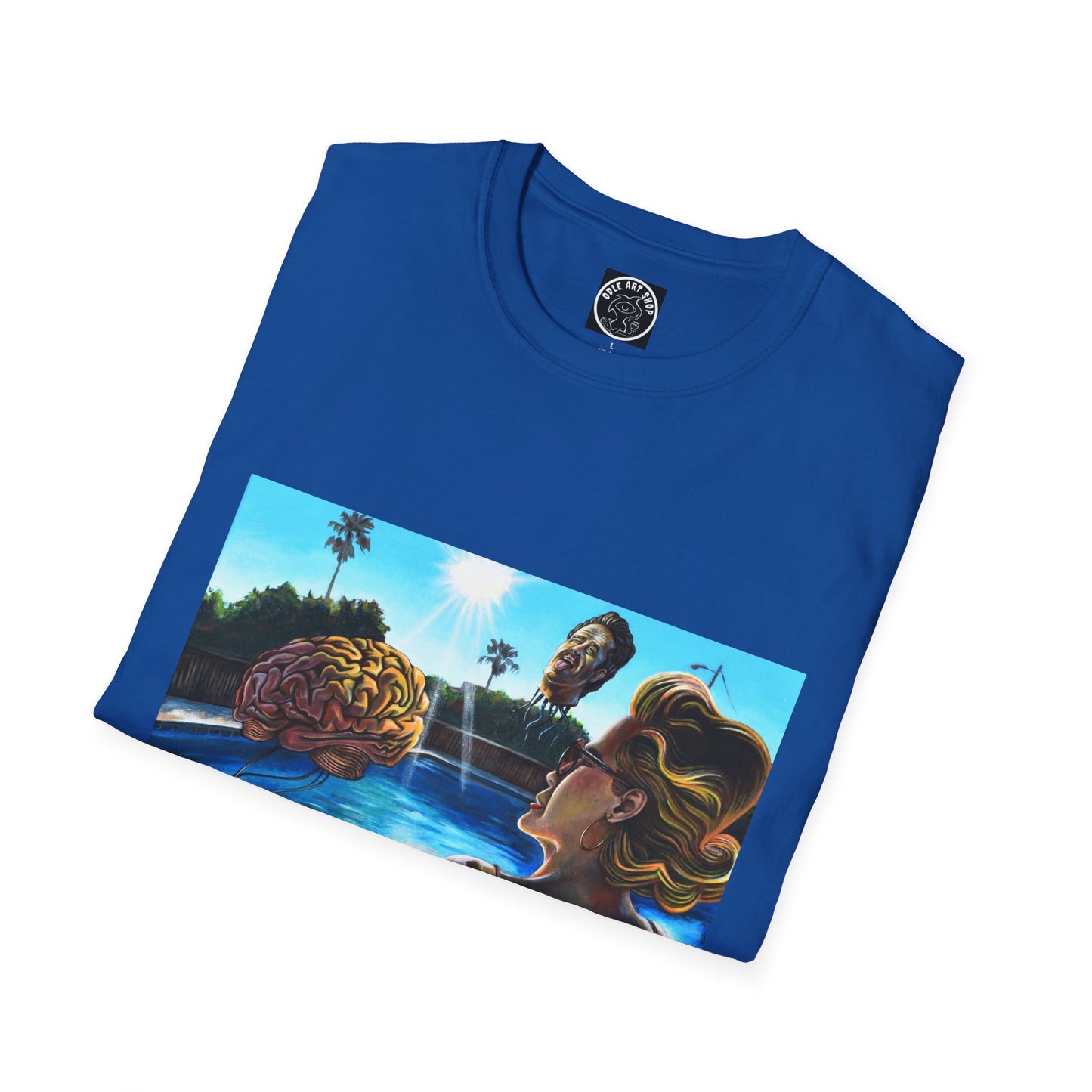 Retro Pool Party T-Shirt — Vintage Surfer Beach Art Tee