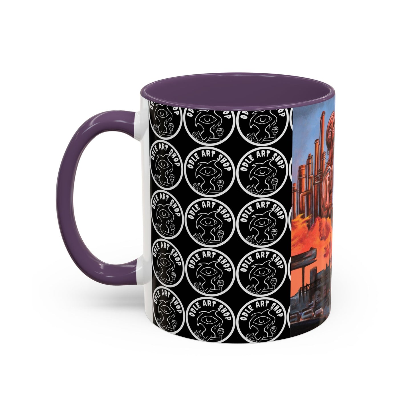 Surreal Art Coffee Mug, Unique Gift for Art Lovers, Home Decor, Black Handle Mug, Perfect for Birthdays, Holidays