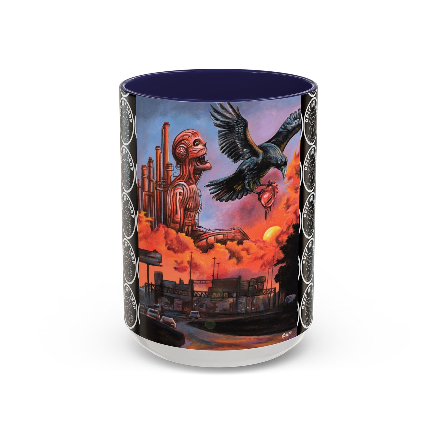 Surreal Art Coffee Mug, Unique Gift for Art Lovers, Home Decor, Black Handle Mug, Perfect for Birthdays, Holidays
