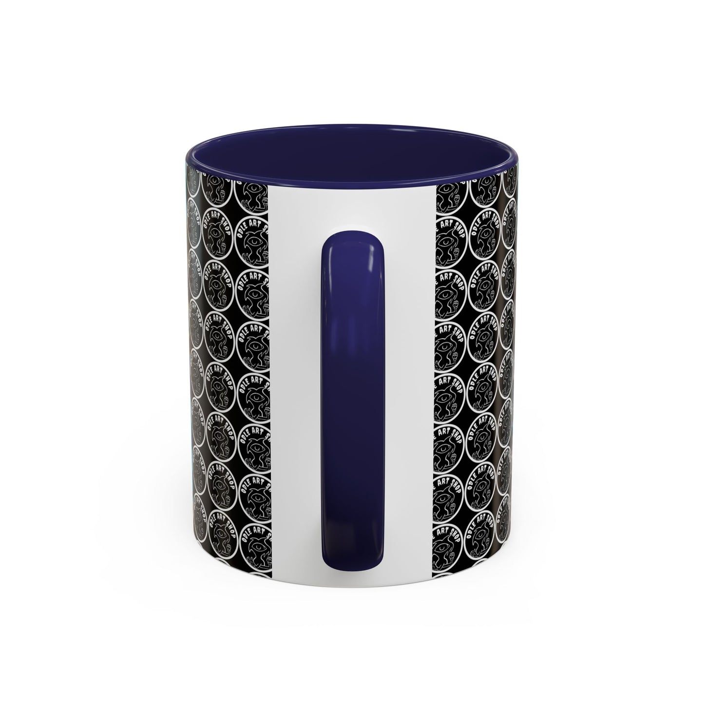 Surreal Poolside Art Coffee Mug — Color Accent 11/15oz