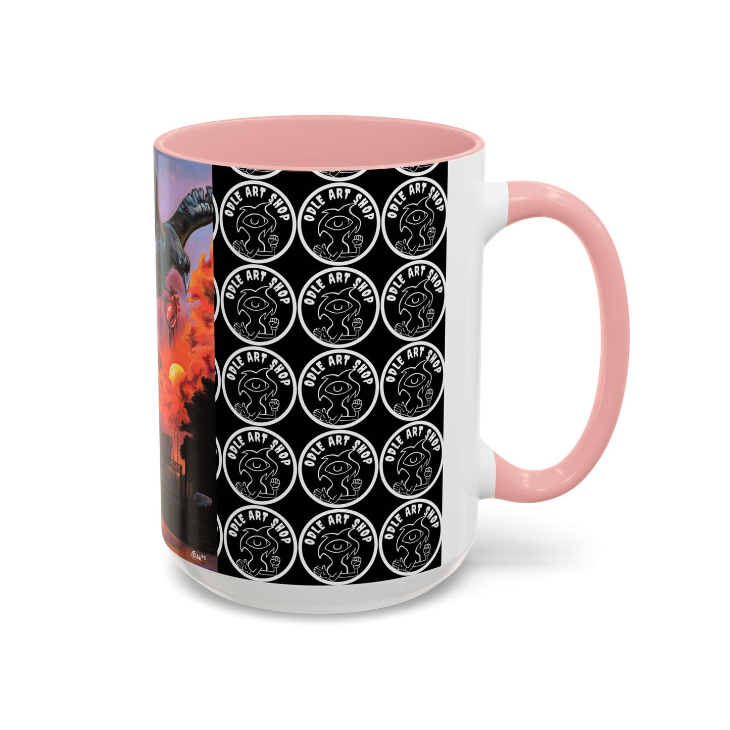 Surreal Art Coffee Mug, Unique Gift for Art Lovers, Home Decor, Black Handle Mug, Perfect for Birthdays, Holidays