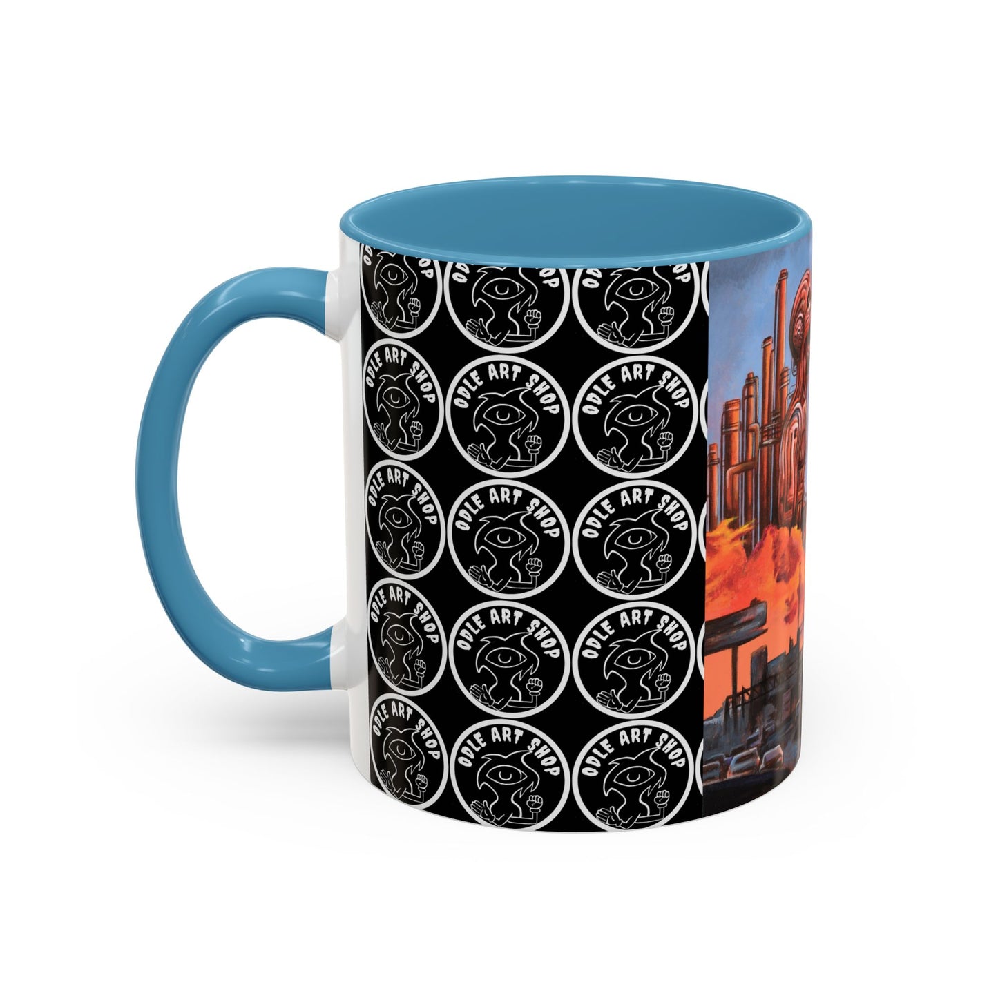 Surreal Art Coffee Mug, Unique Gift for Art Lovers, Home Decor, Black Handle Mug, Perfect for Birthdays, Holidays