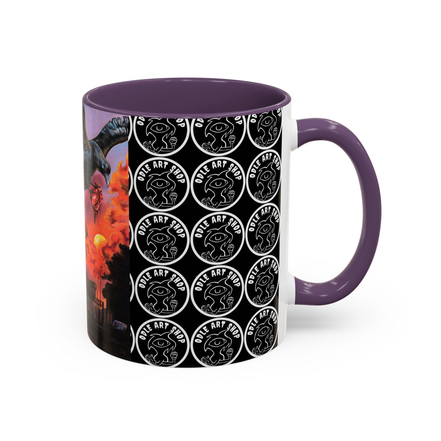 Surreal Art Coffee Mug, Unique Gift for Art Lovers, Home Decor, Black Handle Mug, Perfect for Birthdays, Holidays