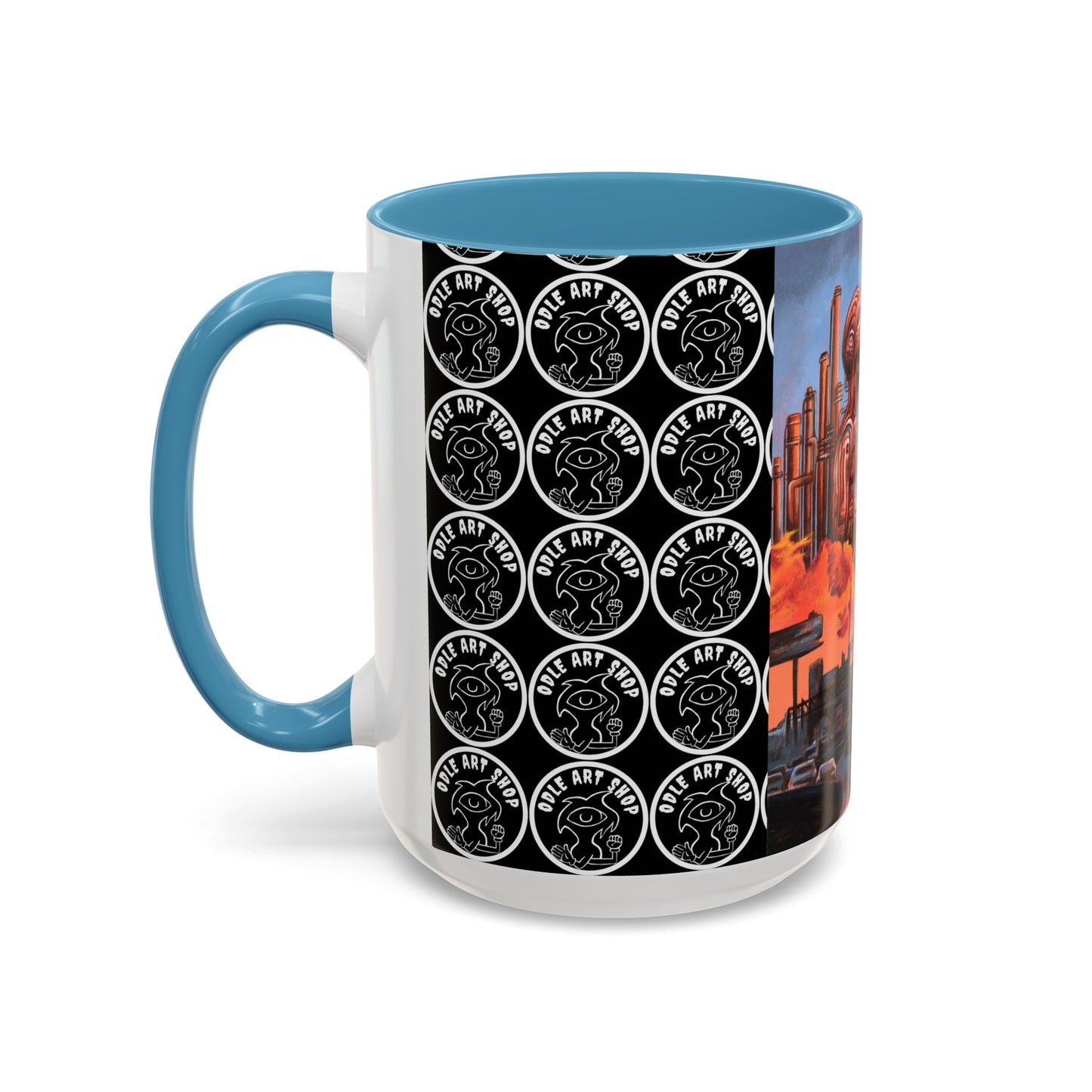 Surreal Art Coffee Mug, Unique Gift for Art Lovers, Home Decor, Black Handle Mug, Perfect for Birthdays, Holidays