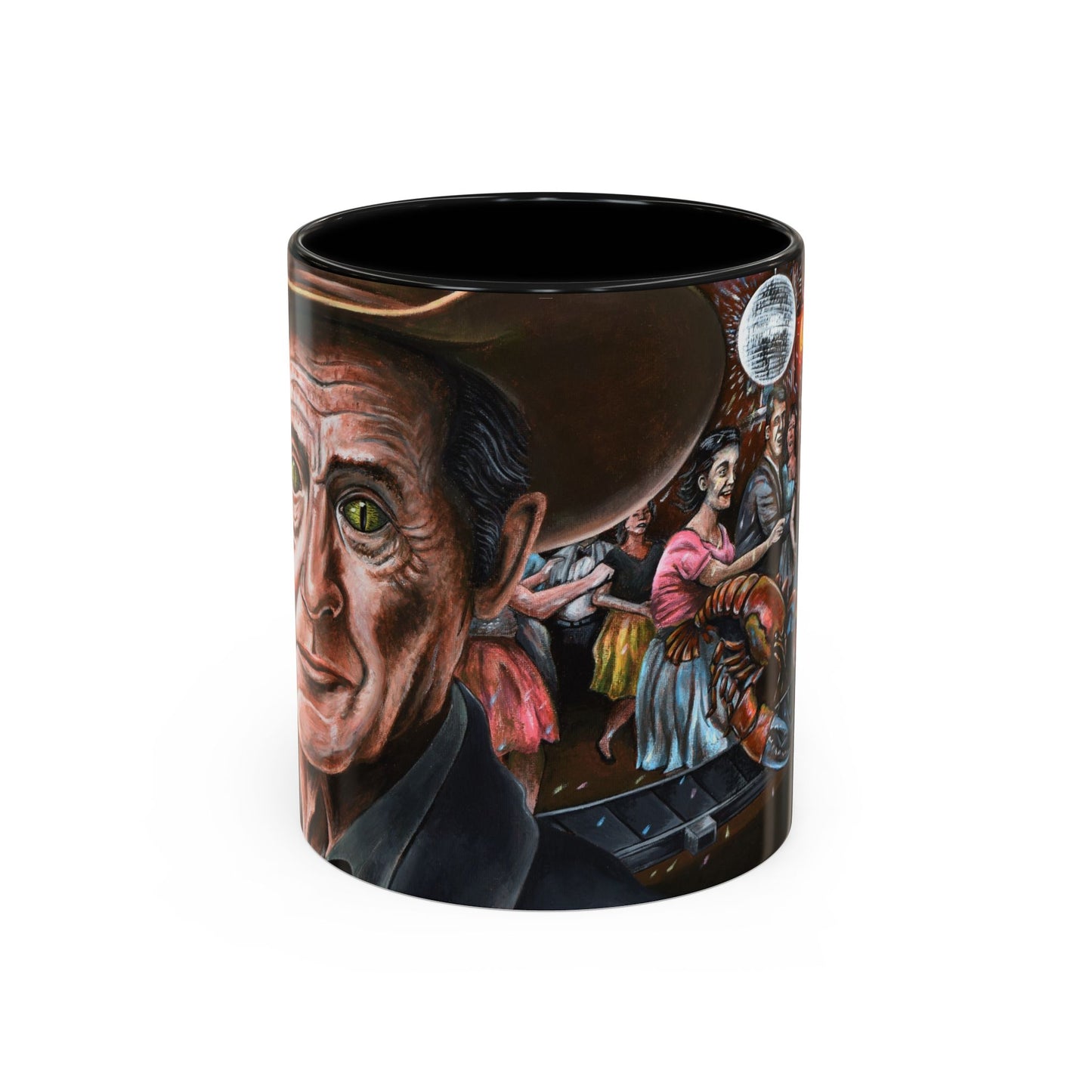Bad Dream Coffee Mug — Lizard Man Party Monster Coffee Mug (11/15 oz)
