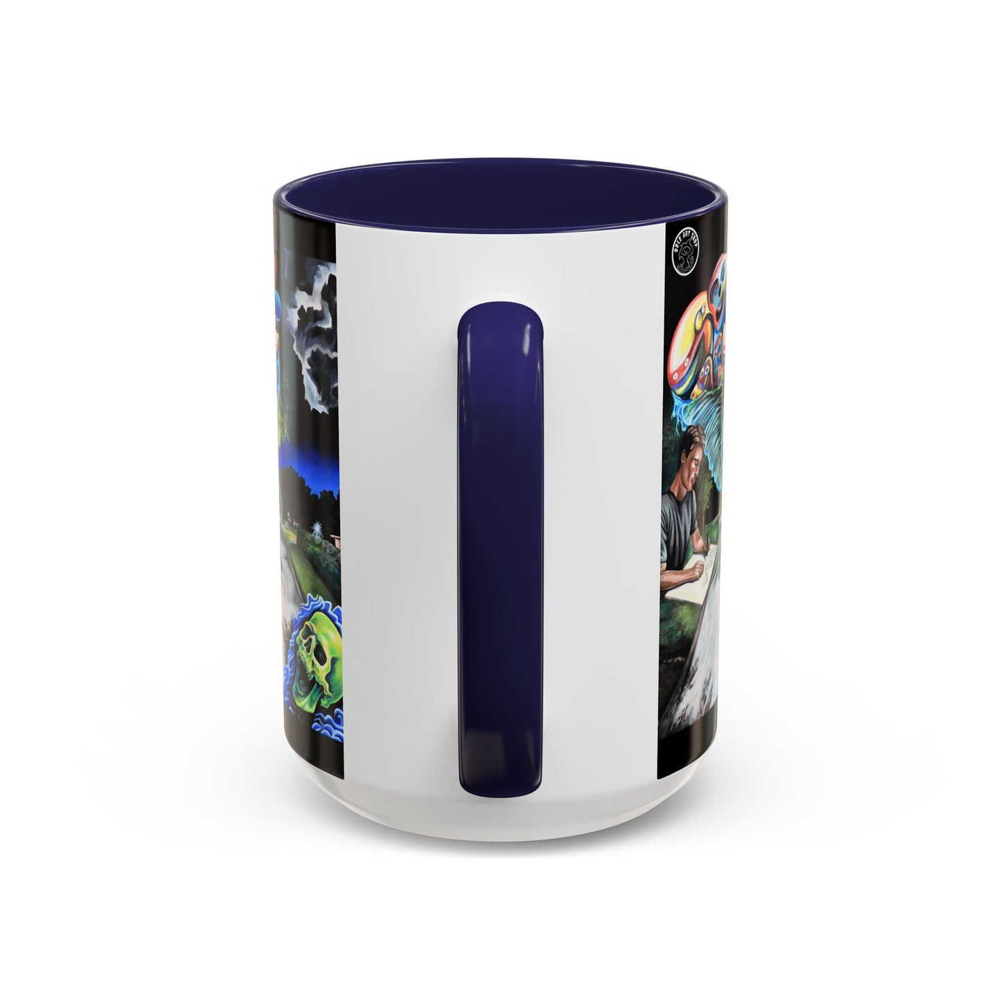 Artistic Accent Coffee Mug - Unique Gift for Coffee Lovers, Creative Aesthetic, Home Decor, Art Enthusiast, Birthday Present, Collectible