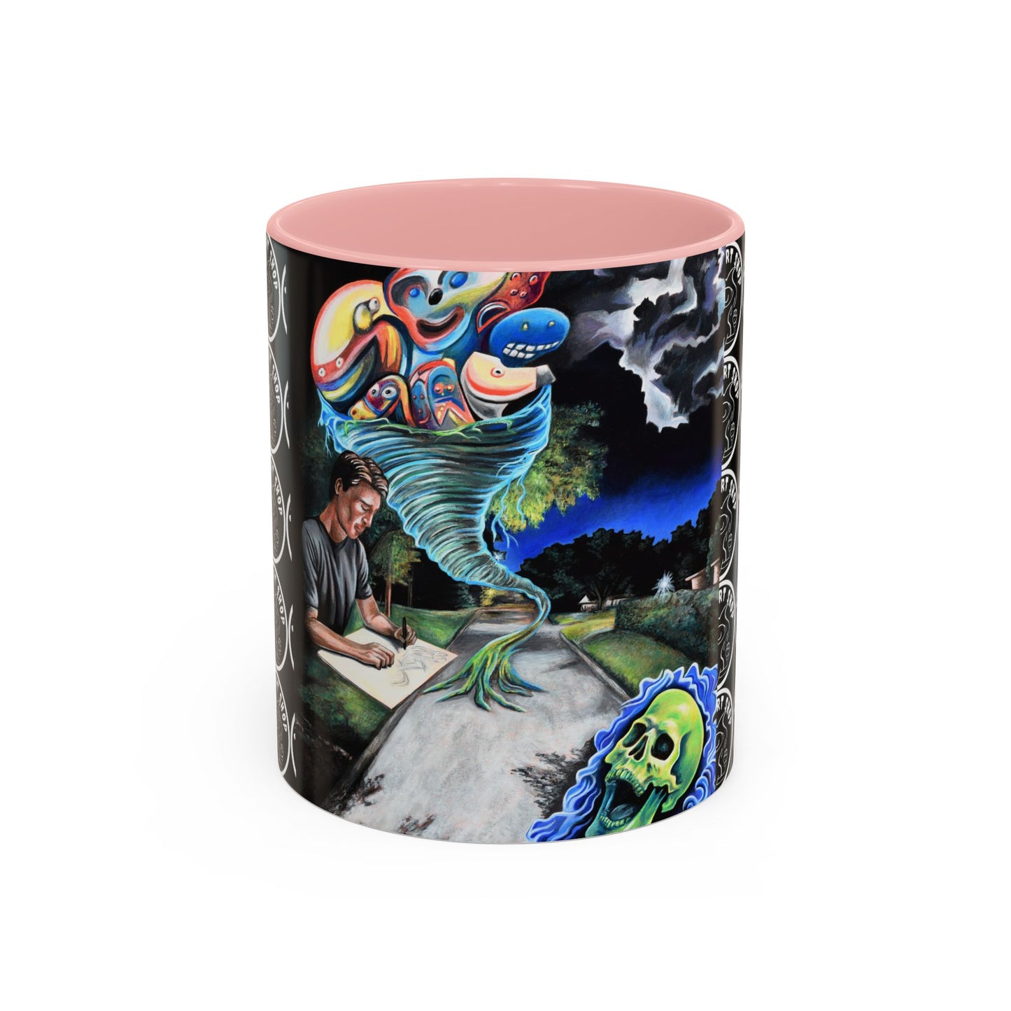Artistic Accent Coffee Mug - Unique Gift for Coffee Lovers, Creative Aesthetic, Home Decor, Art Enthusiast, Birthday Present, Collectible