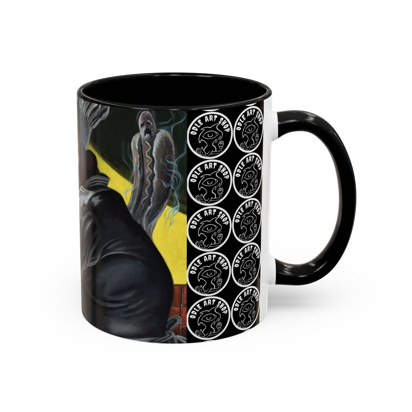 Pig Chef Coffee Mug — Quirky Kitchen Animal Art Accent Mug