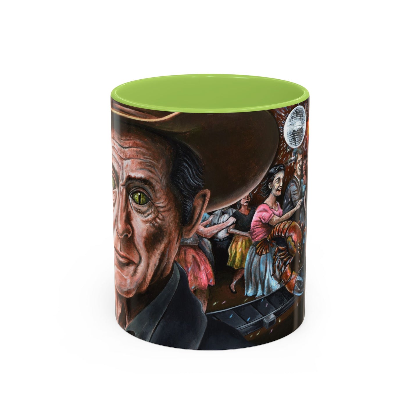 Bad Dream Coffee Mug — Lizard Man Party Monster Coffee Mug (11/15 oz)